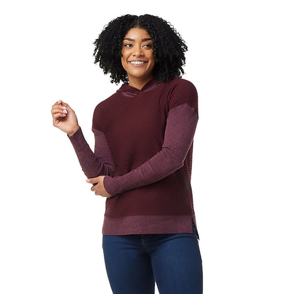 Smartwool Women's Deep Red Cowl Sweater